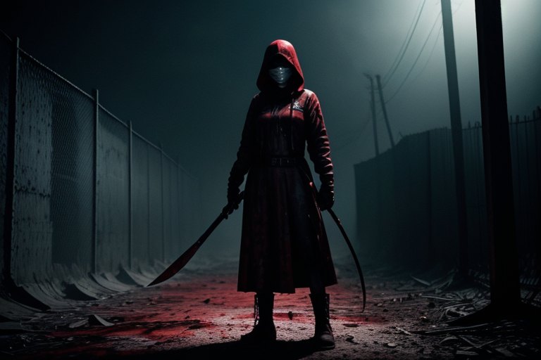 Girl Has to Kill Everyone: out through the compound gate