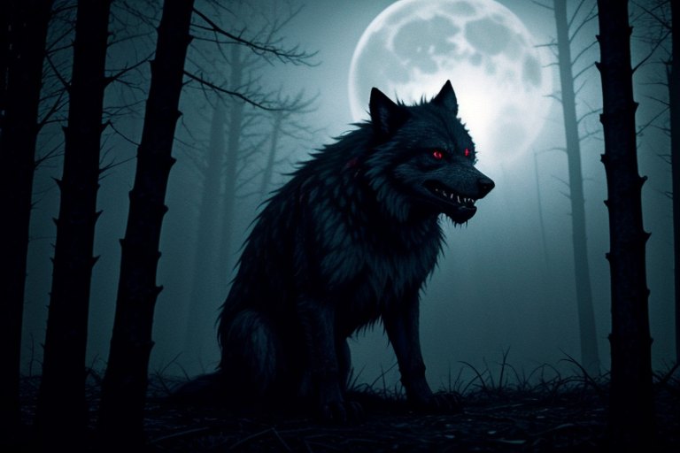 Werewolf: the change under the full moon